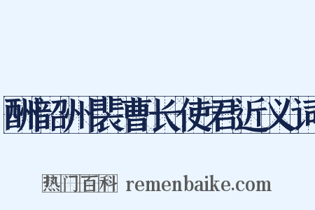 酬韶州裴曹长使君近义词是什么意思的图片